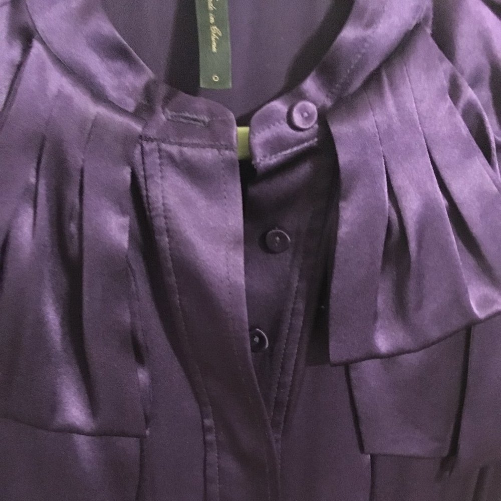 Purple and Black Cocktail Dress